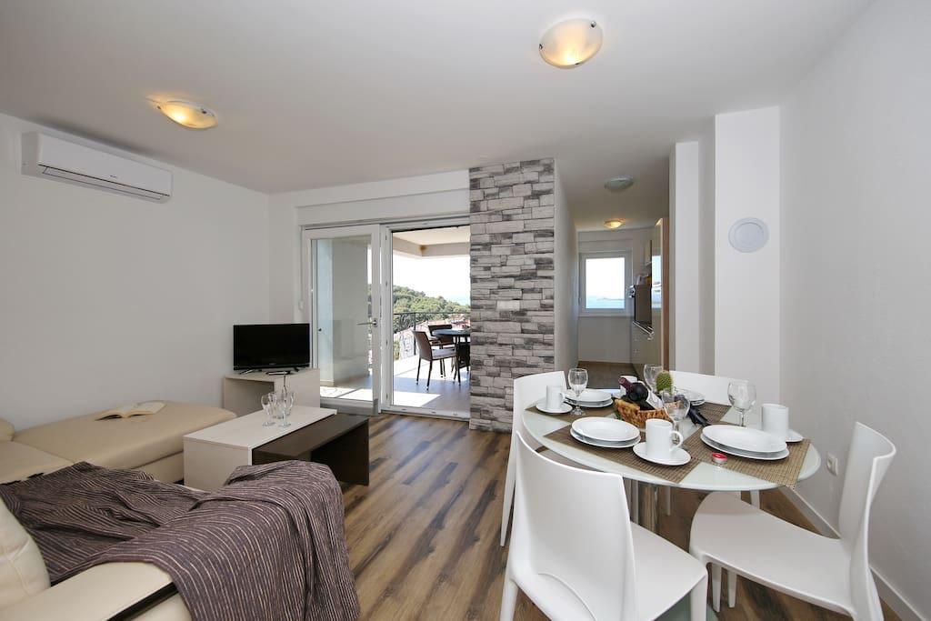 Oleandra Apartments Drage Exterior photo